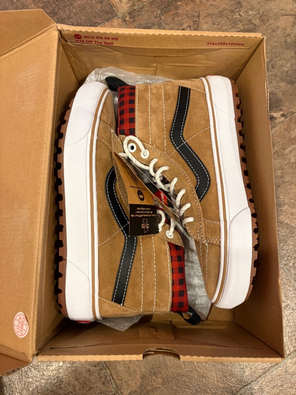 Vans MTE Sk8 Hi Glazed ginger/marsh Womens 7.5 BNWT